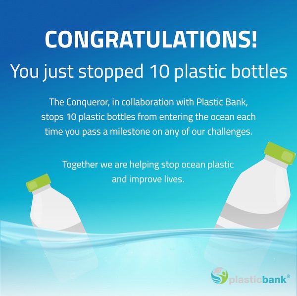 10 plastic bottles